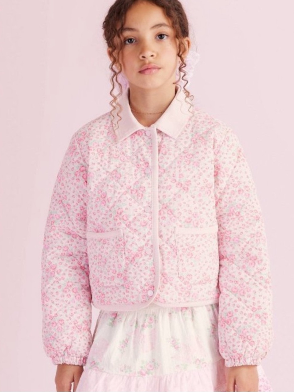 LoveShackFancy x Target Charlotte Roseheart Quilted Barn jacket Size Medium